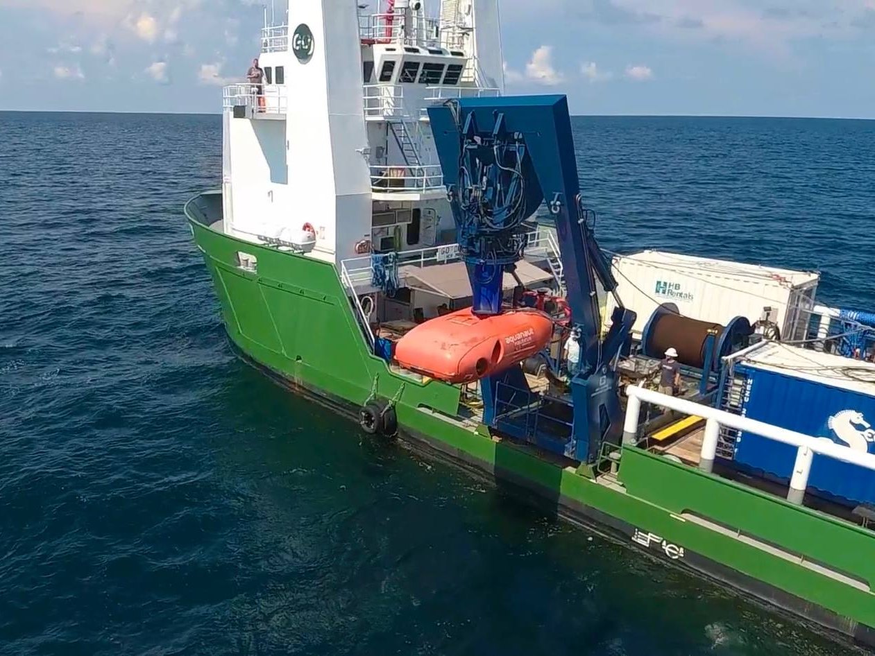 Aquanaut® Mk2 on deck during offshore vessel operations